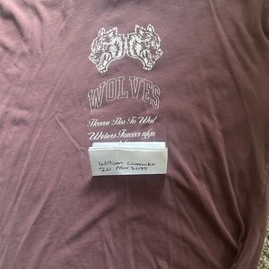 Darc Sport Burgundy Wolves Tee